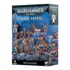 This set includes the following multipart plastic models:
- 1x Blade Champion
- 3x Allarus Custodians
- 5x Custodian Guard
- 5x Custodian Wardens
