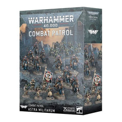 This box contains 25 plastic miniatures. It is an excellent way to immediately start playing Warhammer.
This set includes the following multipart plastic miniatures:

– 5x Cadian Command Squad soldiers
– 10x Kasrkin
– 10x Attilan Rough Riders

This kit comprises 533 plastic components, 15x Citadel 28.5mm Round Bases, and 10x Citadel 60mm by 35.5mm Oval Bases. This set also includes 2x Astra Militarum Transfer Sheets, each containing 597 high-quality waterslide transfers to customise your models.

These mini