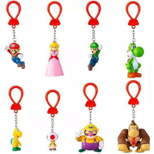 Super Mario Backpack Buddies Keychain Blind Pack - 1 Random