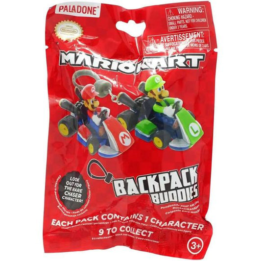 Your favorite Mario Characters are here to join you on your adventures as these blind bag key chains! With nine different character figures to collect, these key chains are the perfect way to bring the world of Super Mario to your backpack, keys, or purse! Which one will you get? It's a surprise!