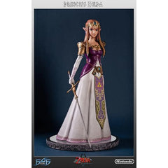 This statue has no edition number, and was a replacement and is in new and unopened condition. 

“Spirits of the light! Wielders of the great power that shines far and wide upon the lands of our world… In my hour of need, grant me the light to banish evil!” ~Princess Zelda

First 4 Figures is hugely proud to present Princess Zelda , the fifth in the “Master Arts” line of Twilight Princess Center Pieces.

Princess Zelda is clothed in the dress that is synonymous with her Twilight Princess appearance. At ¼ sc