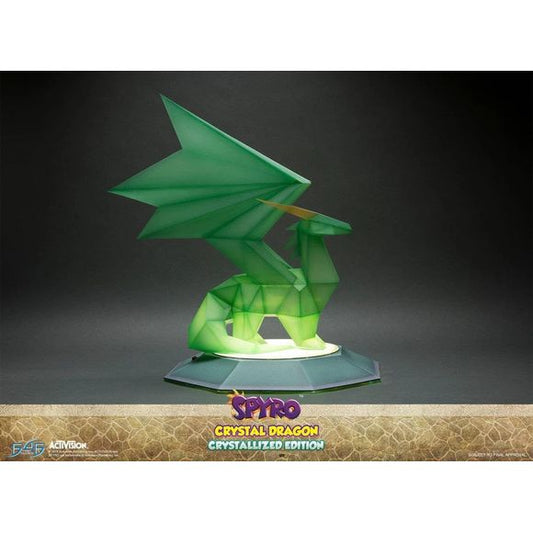 First 4 Figures is proud to present the highly anticipated Crystal Dragon Crystallized Edition statue.

With the exclusion of Spyro, Gnasty Gnorc turned all of the dragons into crystals because they called him ugly and other nasty terms during an interview with Dragon News Network.

In order to free the dragons, Spyro must step into the statue's pedestal. There imprisoned dragon breaks free after a flash of bright light.

The Crystal Dragon statues are one of the main collectibles in the Spyro the Dragon ga