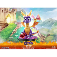 This statue has no edition number, and was a replacement and is in new and unopened condition. 

First 4 Figures is proud to present the highly anticipated Spyro the Dragon - Spyro 8" PVC Exclusive Edition Painted statue.

Spyro, an energetic young dragon, is known for defeating his enemies by breathing fire and charging at them. He also has the ability to glide to usually inaccessible places in the game world. Spyro is often accompanied by his dragonfly best friend named Sparx.


Sparx and Spyro have been
