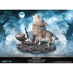 This statue has no edition number, and was a replacement and is in new and unopened condition. 

First 4 Figures is proud to introduce their latest PVC statue collectible, The Great Grey Wolf, Sif SD Definitive Edition!

There is a cutscene that plays just before the start of The Great Grey Wolf, Sif boss battle. During the alternate cutscene, the player character falls on their back as The Great Grey Wolf, Sif slowly approaches them.

The Definitive Edition of this statue captures that entire cutscene in s
