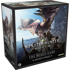Monster Hunter World: The Board Game - Ancient Forest Core Game is a cooperative arena combat board game for 1-4 players.

Members of the Fifth Fleet, prepare for the ultimate tabletop monster hunting experience. In a world teeming with massive monsters, every battle is a boss battle!

In this cooperative arena combat board game for 1-4 players set in an open world, it’s not you who dictates the flow of battle, but the monster you hunt - and each one is wildly different.

Tasked with protecting the Astera b
