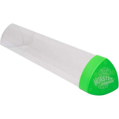 Playmat Tube - Monster Protectors Prism-shaped Play Mat Tube - Won't Roll Off Surface and Easy in and Out Design: When you want the best, demand Monster Protectors. The number one brand in premium albums now introduces the newest addition to its line - Monster Tubes. Adorned with the Monster Logo and sporting a new revolutionary prism design, your Mat won't roll off the table, and your fingers can easily go in and out to remove your mat. You will never go round again.