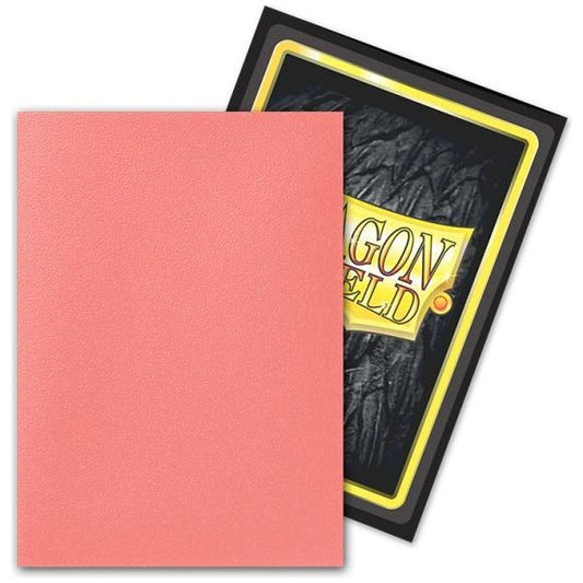 Dragon Shield Dual Matte Peach (100ct) Protective Sleeves | Galactic Toys & Collectibles