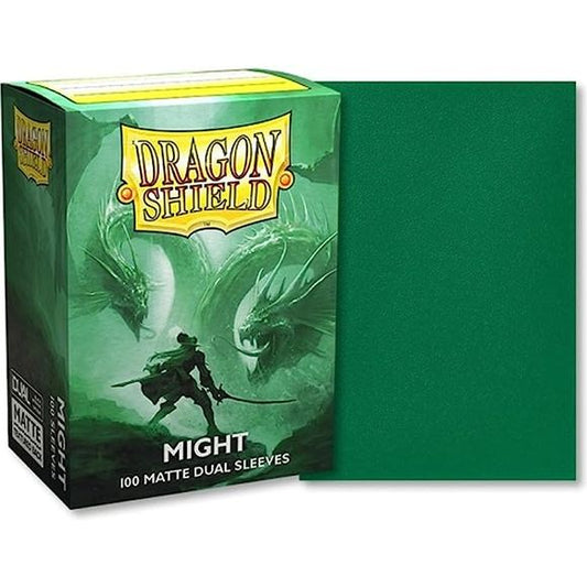 Dragon Shield Dual Matte Might (100ct) Protective Sleeves | Galactic Toys & Collectibles