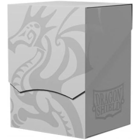 A refined and sophisticated white, with subtle dragon embossing and black interior. The Deck Shell is an elegant and compact deck box you can trust to keep your cards safe and secure. The lid sits securely while closed and can be set underneath the Deck Shell for a minimal footprint. The deep cutout provides easy access to your cards. Each Deck Shell comes with a divider and has a writing field for personalization and organization. The Deck Shell will fit: 100 single sleeved cards 80 double sleeved cards or