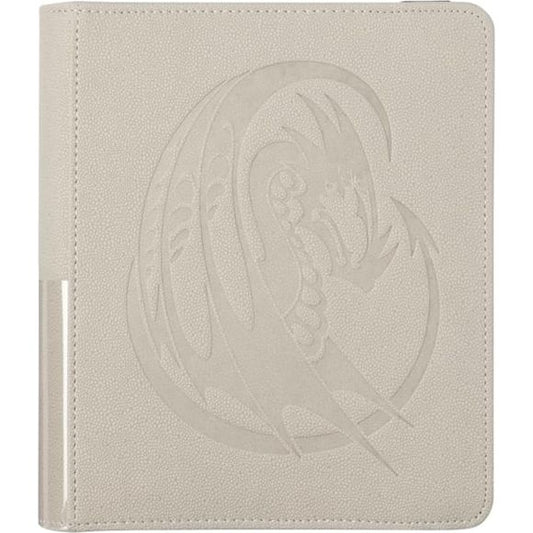 A clean Ashen White, elevate aesthetics with this elegant design. Trade, display and exhibit your cards in a compact Card Codex portfolio. Shelter your cards beneath the specially reinforced Dragon Skin cover which saves your treasured cards from dents and creases. Slide cards into premium sideloading pocket pages and close the Codex with the convenient elastic strap. The Card Codex 160 lets you exhibit up to 160 cards on its 20 pages with 8 sideloading pockets each.