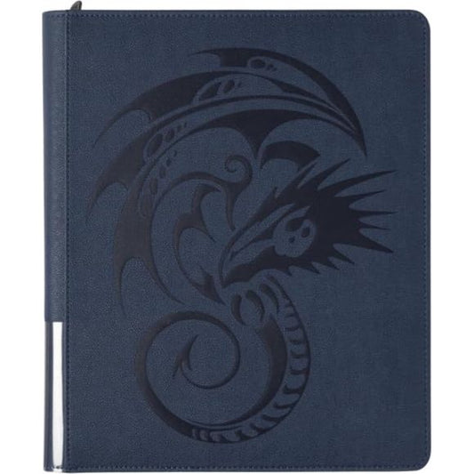 The deep blue of Arcaniaâ€™s oceans, where many treasures lay submerged. Safely store and flaunt your precious cards with an exclusive Zipster binder, the album of choice for collectors and traders. Rest your cards beneath the specially reinforced Dragon Skin cover which saves your precious cards from dents and creases. The Zipster comes with 20 sideloading 18-pocket pages and samples of other Dragon Shield pocket pages. Dragon Shield pocket pages have rounded corners, a black backing and card pockets on ea