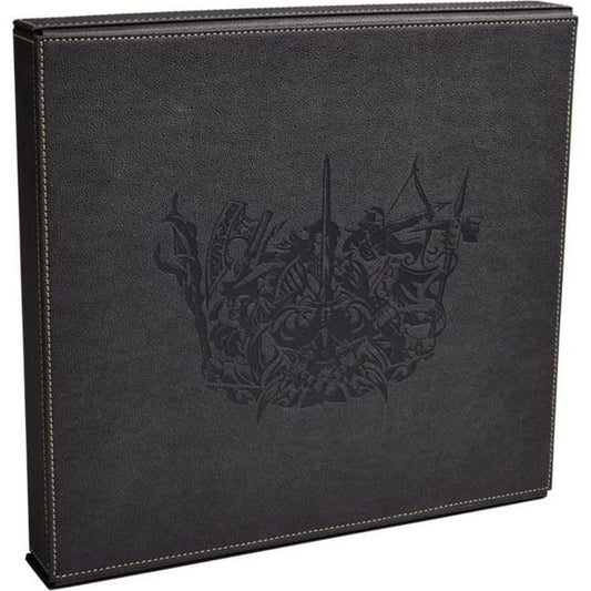The Dragon Shield Player Companion is a two-in-one storage box and gameplay area for players of tabletop RPGs. Use the Player Companion to pack dice, miniatures, pens/pencils, character sheets and an RPG book or two Take everything you need to go dungeon delving in one handy companion. The Player Companion doubles as your play area, fold it out and roll dice in the dice tray for a satisfying sounding roll. Place your character sheet under the overlay and use the included dry erase marker to track HP, inspir
