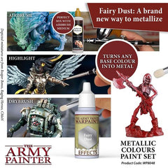 Army Painter Metallics Paint Set - 10 Metallic 18ml War Paint Bottles