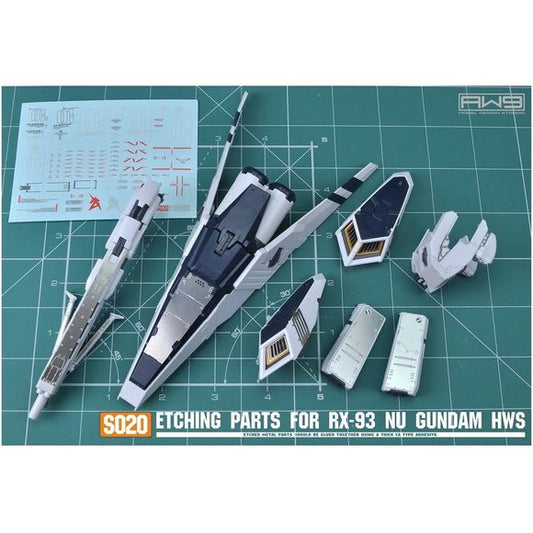 Madworks AW9 S20 Photo-Etch Metal Parts for RX-93 Nu Gundam RG 1/144 Model Kit | Galactic Toys & Collectibles