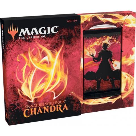 An amazing limited set, it contains 8 cards plus one bonus foil card, all featuring the powerful planeswalker Chandra Nalaar!