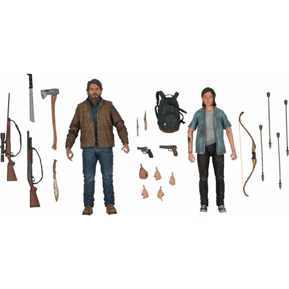 NECA The Last of Us Part II Ultimate Joel and Ellie Action Figure Two-Pack | Galactic Toys & Collectibles