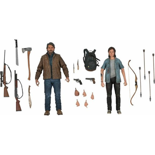 NECA The Last of Us Part II Ultimate Joel and Ellie Action Figure Two-Pack | Galactic Toys & Collectibles