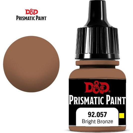 D&D Prismatic Paint is designed to go on smoothly and leave a nice, matte finish on hobby miniatures. Developed by Acrylicos Vallejo, these 60 paints—including 20 new colors, formulated specifically for the D&D Prismatic Paint line—should appeal to beginners and experienced painters alike. Each of these paints comes in an 8ml dropper bottle, to help painters keep their crafting surfaces free of spills. Each bottle is labeled with the paint color and product code, as well as a logo indicating if the contents