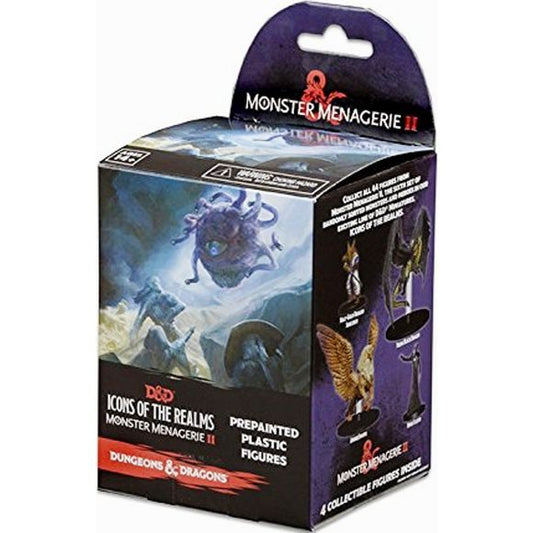 Bring the heroes, villains, and monsters from the world of the Forgotten Realms to your tabletop with the 54 figures from D&D Miniatures: Icons of the Realms - Monster Menagerie 2!