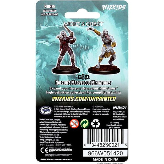 Dungeons & Dragons: Nolzur's Marvelous Unpainted Miniatures - W11 Wight & Ghast
