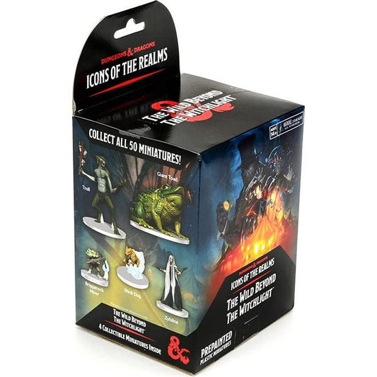 1 Booster containing 4 pre-painted figures.The 20th set in our Icons of the Realms line of pre-painted Dungeons & Dragons miniatures.