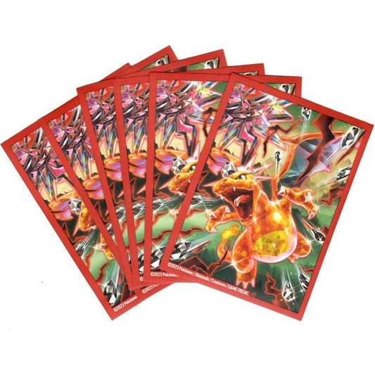 Store Your Cards in Style! Store up to 65 of your latest and greatest Pokémon cards in these TCG Sized Sleeves - 65ct (1 PACK) STANDARD SIZED POKEMON SLEEVE PACK