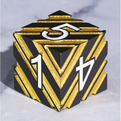 Galactic Dice Premium Dice Sets - Bumblebee Yellow & Black Set of 7 Dice with Tin | Galactic Toys & Collectibles