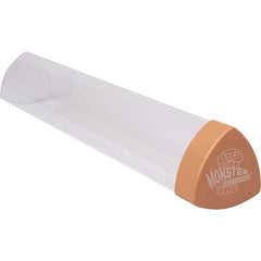 Playmat Tube - Monster Protectors Prism-shaped Play Mat Tube - Won't Roll Off Surface and Easy in and Out Design: When you want the best, demand Monster Protectors. The number one brand in premium albums now introduces the newest addition to its line - Monster Tubes. Adorned with the Monster Logo and sporting a new revolutionary prism design, your Mat won't roll off the table, and your fingers can easily go in and out to remove your mat. You will never go round again!