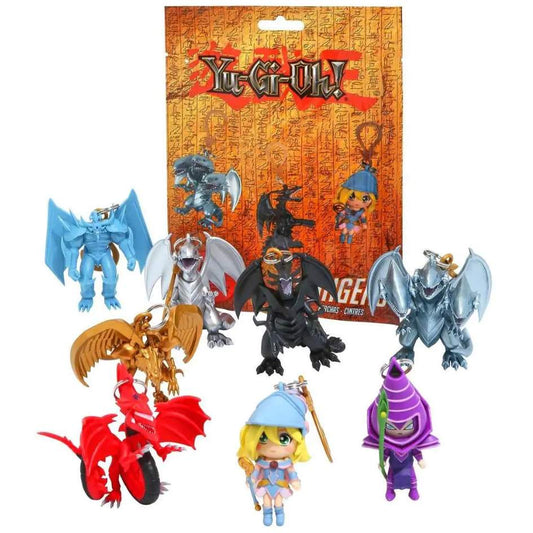This collectible backpack accessory is perfect for paying homage to your favorite Yu-Gi-Oh! Characters. Which one will you take home? 18 to collect!