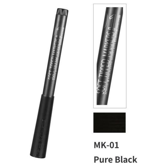 DSPIAE 01 Acrylic Pure Black Soft Tipped Marker | Galactic Toys & Collectibles