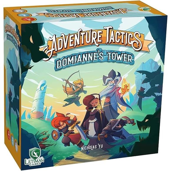 SHARPEN YOUR SWORDS. READY YOUR SPELLS. GATHER YOUR ALLIES.The ruthless Queen Domianne rules the kingdom of Astelia with an iron fist, but an ancient prophecy has emerged which threatens her reign. The adventure starts in your humble village and eventually leads to the seat of Domianne's power, the peerless and ancient Tower of Greylock.Adventure Tactics: Domianne's Tower is an encounter-based, campaign-driven, cooperative deck-builder. Begin your journey as one of 5 Basic Classes and battle your way throug