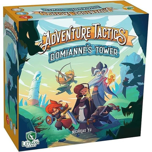 SHARPEN YOUR SWORDS. READY YOUR SPELLS. GATHER YOUR ALLIES.The ruthless Queen Domianne rules the kingdom of Astelia with an iron fist, but an ancient prophecy has emerged which threatens her reign. The adventure starts in your humble village and eventually leads to the seat of Domianne's power, the peerless and ancient Tower of Greylock.Adventure Tactics: Domianne's Tower is an encounter-based, campaign-driven, cooperative deck-builder. Begin your journey as one of 5 Basic Classes and battle your way throug