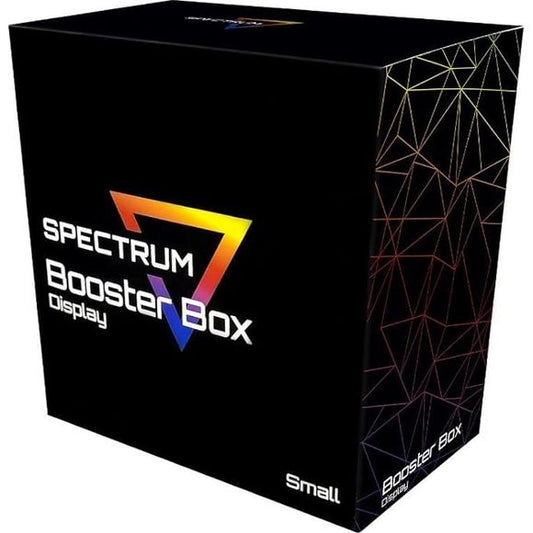 Introducing the BCW Spectrum Small Booster Box Display Case – the perfect solution to showcase your prized Pokemon booster boxes released after June 2003. Crafted with precision using crystal clear acrylic, this display case not only provides a sleek and transparent design but also ensures maximum visibility for your collection. Built to last, the display case ensures the long-term preservation of your booster boxes. Sturdy and reliable, it provides a secure and protective environment for your cherished col