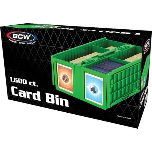 BCW Collectible Card Bin - 1600 ct. - Green | Galactic Toys & Collectibles