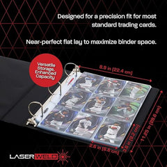 BCW LaserWeld Pages - 9 Pocket - 100ct Box