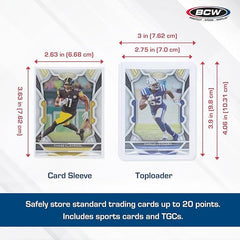 BCW Card Sleeve and Toploader Combo Pack 200ct