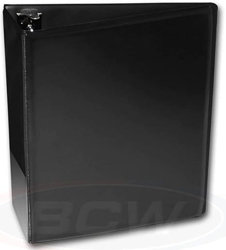 BCW 3" Card Album - Plain Black | Galactic Toys & Collectibles