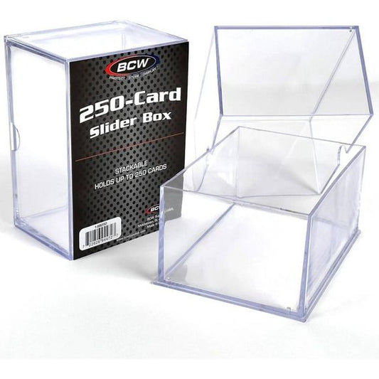 BCW 2-Piece Slider Box - 250 Card | Galactic Toys & Collectibles