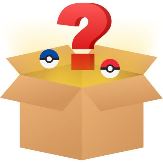 Each mystery box will contain 5 TCG Booster packs per box (Random).  Some boxes may contain the following items: Funko Pokemon Figures, Pokemon Japanese Figures, Pokemon Plush, Pokemon theme decks, Pokemon Coins, Pokemon Promos, Graded Pokemon Cards, and much more.