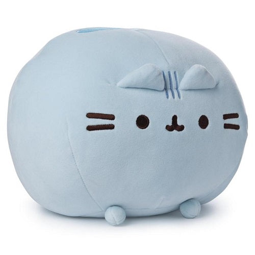 GUND: Pusheen Round Squisheen - Pastel Blue, 11-inches | Galactic Toys & Collectibles