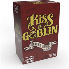Kiss the Goblin is a party game where you describe how you would react to outrageous situations while trying to communicate a secret alignment. Utilizing the popular tabletop role playing game alignment system, a player will try to share their secret alignment be it Chaotic good, Lawful Evil or other when describing how they react in both common settings and fantastical situations.