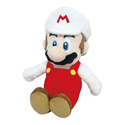 Fire Mario and fire Luigi are the forms Mario and Luigi take after powering up with a fire flower. The form was first introduced in Super Mario Bros., and is one of the few forms to appear in more than one game. Wario also made use of a fire flower to become fire Wario in a last-ditch attempt to defeat Mario in Super Mario land 2: 6 golden coins. Strangely, the fireballs produced by these abilities can be thrown underwater. Approx. Size: 6"L x 4"W x 9.5"H
