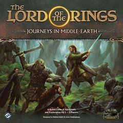 Embark on your own adventures in J.R.R. Tolkien’s iconic world with the Lord of the Rings: journeys in Middle-earth, a fully cooperative, app-supported board game for one to five players! You'll battle villainous foes, make courageous choices, and strike a blow against the evil that threatens the land—all as part of a thrilling campaign that leads you across the storied hills and dales of Middle-earth