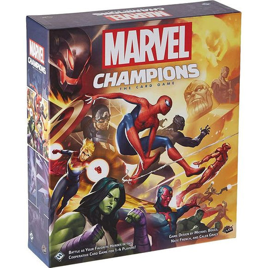 Marvel Champions: The Card Game is a cooperative Living Card Game that sees players embody Marvel heroes battling to thwart the schemes of dastardly villains. In the game, players will call on iconic allies, harness powerful weapons and armor, and unleash devastating tactics as they battle to defeat the villains of the Marvel universe. In every scenario of Marvel Champions: The Card Game, the heroes face a powerful villain pushing a unique scheme, as well as their own personal enemies that can be shuffled i