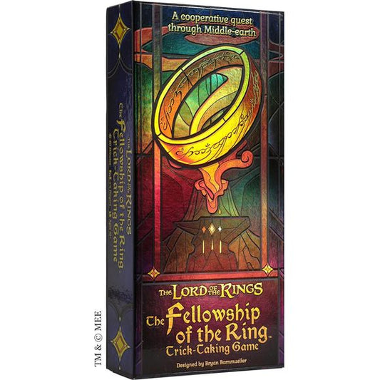 The Journey Begins! Step inside the legendary world of Middle-earth in The Fellowship of the Ring: Trick-Taking Game! Work together to navigate the story of this cooperative card adventure, meeting new characters and completing special quests as you journey through the first book in the beloved The Lord of the Rings series.