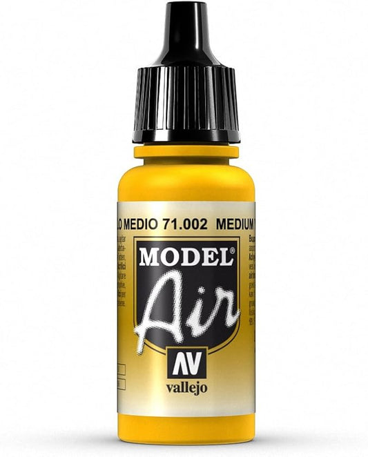 Model Air acrylic colors are developed especially for airbrush techniques, with very finely ground pigments. They contain an acrylic resin with properties of extreme resistance and durability. The adhesion of Model Air to resin models, plastics, steel and white metal is extraordinary.

Model Air colors come in a 17 ml. bottle with dropper.