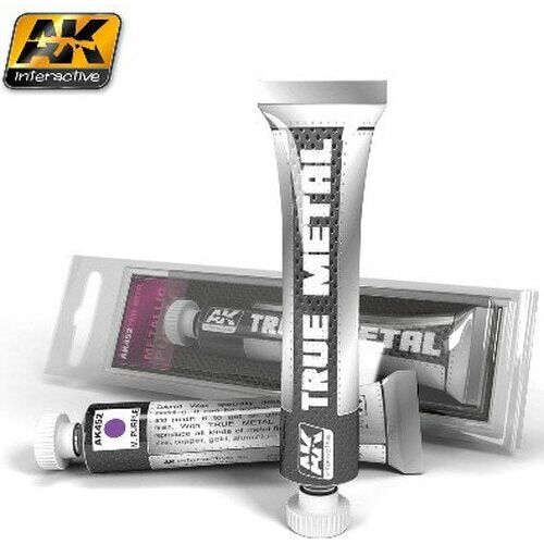 AK Interactive 452 True Metal: Metallic Purple 20ml Tube Acrylic Hobby Paint | Galactic Toys & Collectibles