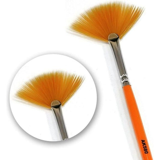 AK Interactive AK580 Fan Shape Weathering Brush | Galactic Toys & Collectibles