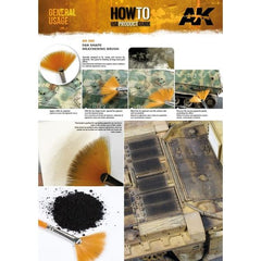 AK Interactive AK580 Fan Shape Weathering Brush | Galactic Toys & Collectibles