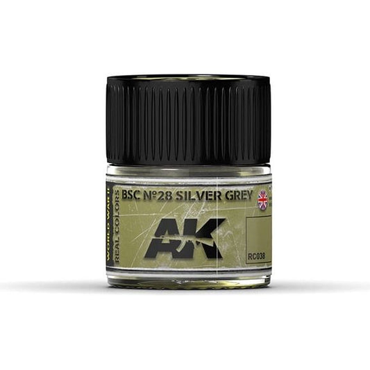 AK Interactive AFV Real Color RC038 Silver Grey 10ml Hobby Paint | Galactic Toys & Collectibles